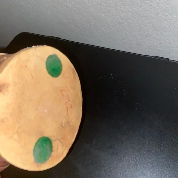 Vintage Stoneware Folk Art Rustic 11 1/2”Hanging Rooster and 7”Utensil Holder - Picture 15 of 15